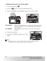 Preview for 64 page of Polaroid X530 User Manual