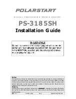 Polarstart PS-3185SH Installation Manual preview