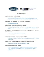 Police Security MORF B300 Faq предпросмотр