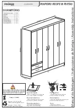 Poliman Moveis A3800 Assembly Instructions Manual предпросмотр