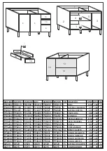 Предварительный просмотр 2 страницы Poliman Moveis C81000 Assembly Instructions