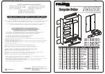 Poliman Moveis Roupeiro Dakar 4805.6 Assembling Instructions предпросмотр