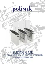 Preview for 1 page of polimek SG55 Installation And Maintenance Manual