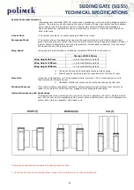 Preview for 4 page of polimek SG55 Installation And Maintenance Manual