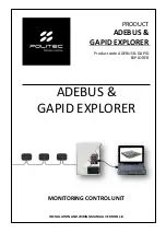 Preview for 1 page of Politec ADEBUS Installation And Wiring Manual