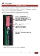 Предварительный просмотр 6 страницы Politec SADRIN Installation Manual