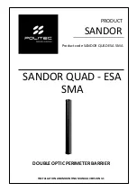 Preview for 1 page of Politec SANDOR QUAD ESA SMA Installation And Mounting Manual