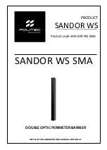 Politec SANDOR WS SMA Installation And Mounting Manual preview