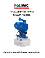 Polivac ULV FOGGER-ELECTRIC Operations Manual & Trouble Shooting Manual preview