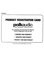 Preview for 11 page of Polk Audio 107GXR10 Owner'S Manual