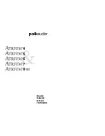 Polk Audio Atrium 4 User Manual предпросмотр