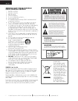 Preview for 2 page of Polk Audio Blackstone TL1900 User Manual