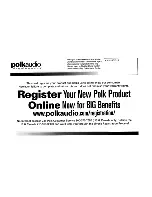 Preview for 13 page of Polk Audio DB460 Owner'S Manual