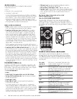 Предварительный просмотр 32 страницы Polk Audio DSW microPRO 2000 Owner'S Manual