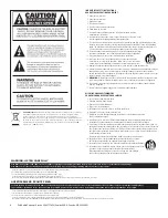 Preview for 2 page of Polk Audio DSWPRO400 Owner'S Manual