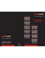 Polk Audio DXi350 Owner'S Manual preview