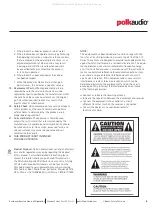 Preview for 3 page of Polk Audio I-Sonic Digital Audio System Owner'S Manual