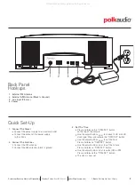 Preview for 7 page of Polk Audio I-Sonic Digital Audio System Owner'S Manual