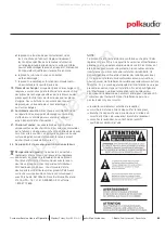 Preview for 21 page of Polk Audio I-Sonic Digital Audio System Owner'S Manual