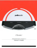 Polk Audio I-Sonic ES2 Series Owner'S Manual preview