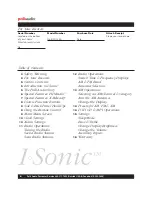 Предварительный просмотр 3 страницы Polk Audio I-SONIC - README Owner'S Manual