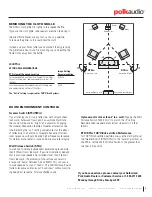 Предварительный просмотр 5 страницы Polk Audio LCi-RTSC Cutsheet