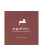 Polk Audio magnifi mini Quick Start Manual предпросмотр