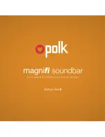 Предварительный просмотр 1 страницы Polk Audio magnifi soundbar Setup Manual