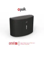 Предварительный просмотр 1 страницы Polk Audio omni s6 Manual