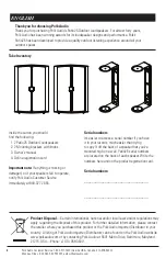 Preview for 2 page of Polk Audio Patio25 Owner'S Manual