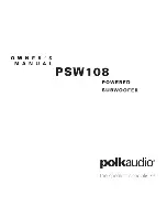 Polk Audio PSW108 Owner'S Manual предпросмотр