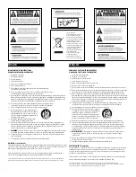 Preview for 2 page of Polk Audio PSW111 Owner'S Manual