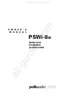 Polk Audio PSWi-8M Owner'S Manual preview