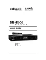 Polk Audio SR-H1000 User Manual preview