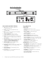 Предварительный просмотр 4 страницы Polk Audio SurroundBAR SDA Instant Home Theater Owner'S Manual