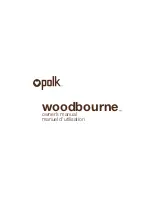 Предварительный просмотр 1 страницы Polk Audio Woodbourne Owner'S Manual