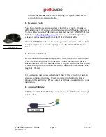 Preview for 3 page of Polk Audio XRt12 Custom Installation Manual