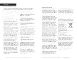 Preview for 2 page of Polk Mono Atrium SAT300 Manual