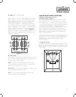 Preview for 5 page of Polk Mono Legend L100 Owner'S Manual