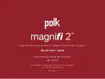 Preview for 1 page of Polk Mono Magnifi 2 Quick Start Manual