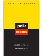 Polk Mono MMC5250 Owner'S Manual preview