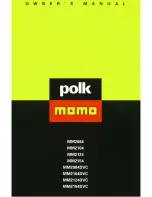 Preview for 1 page of Polk Mono Momo MM2084 Owner'S Manual