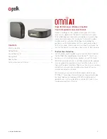 Preview for 2 page of Polk Mono OMNI A1 User Manual