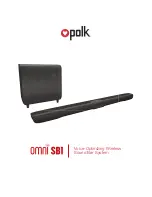 Polk Mono Omni SB1+ User Manual preview