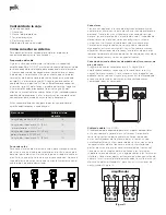 Preview for 60 page of Polk Mono RESERVE 
R700 Owner'S Manual