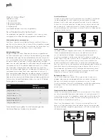 Preview for 24 page of Polk Mono Reserve R900 Owner'S Manual