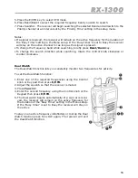 Предварительный просмотр 55 страницы POLMAR RX-1300 User Manual