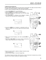 Предварительный просмотр 59 страницы POLMAR RX-1300 User Manual