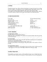 Preview for 3 page of Polon-Alfa ADR-20N Installation And Maintenance Manual