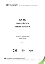 Polon-Alfa DUR-40Ex Installation And Maintenance Manual preview